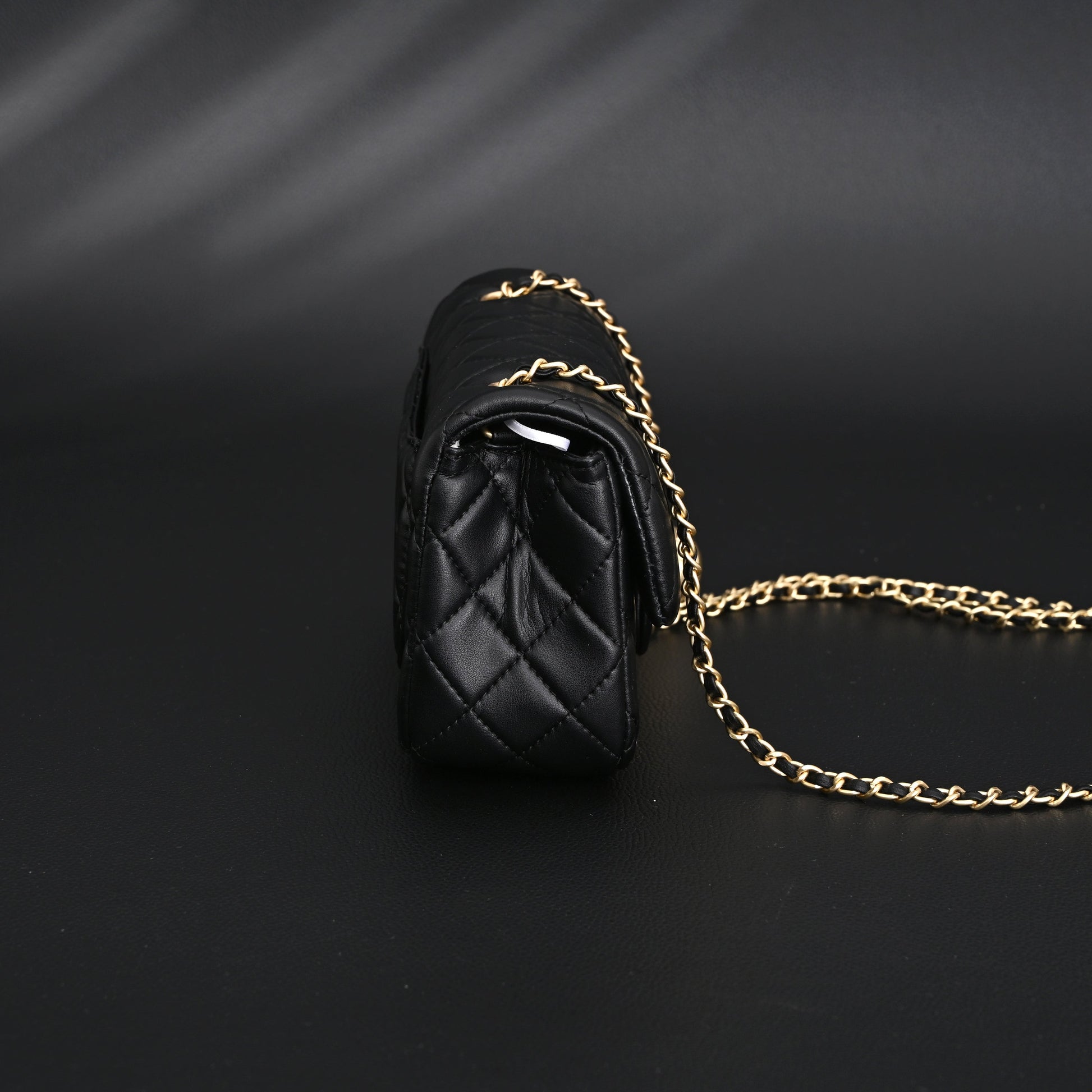 Chanel Classic Flap Mini Bag – Black Quilted Lambskin with Gold-Tone Hardware