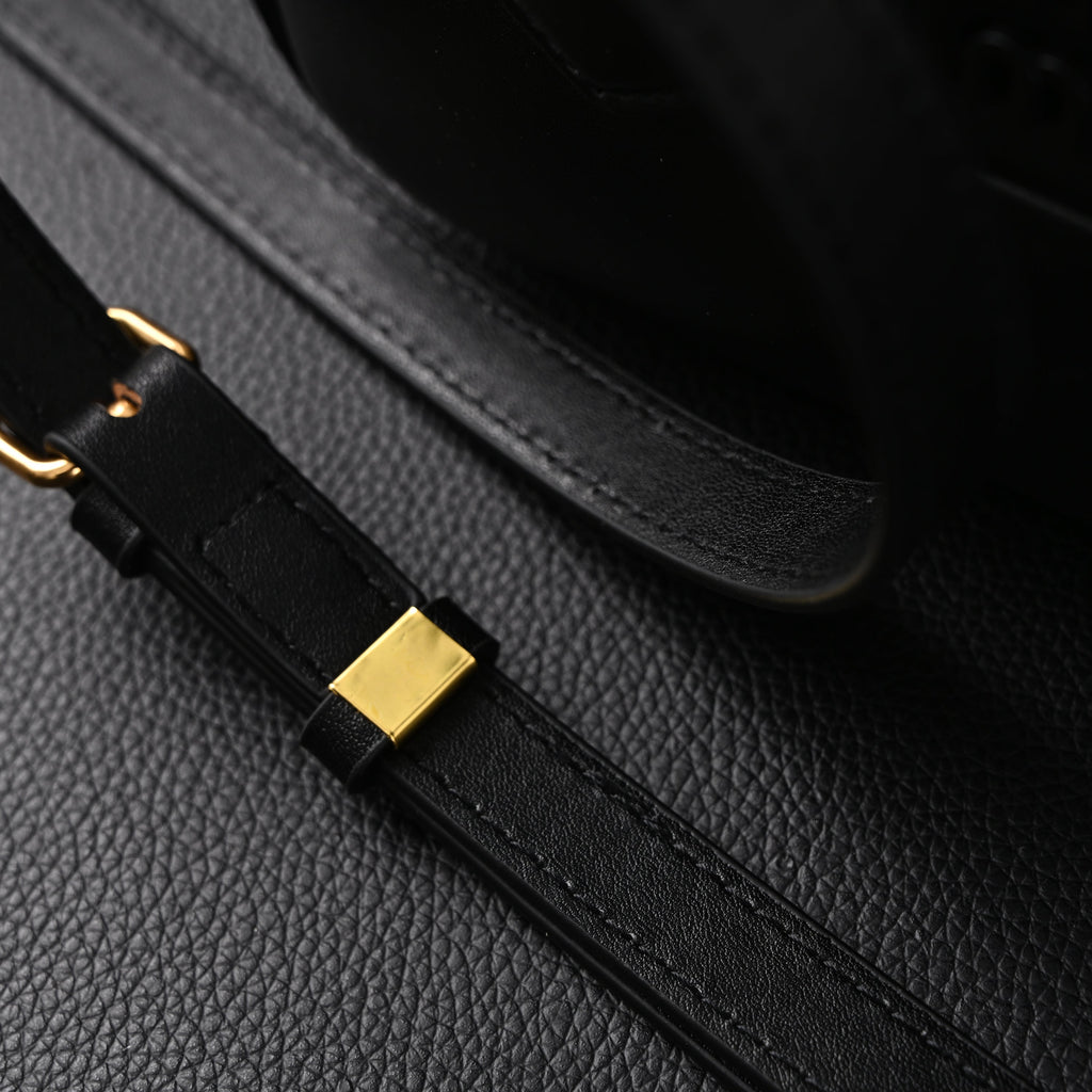 Miu Miu Leather Top Handle Satchel – Classic Black