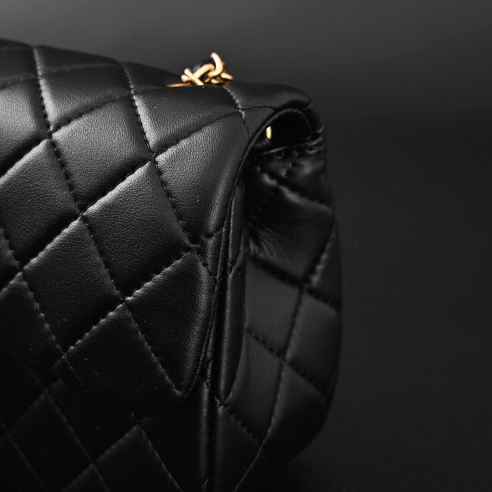 Chanel Classic Flap Mini Bag – Black Quilted Lambskin with Gold-Tone Hardware