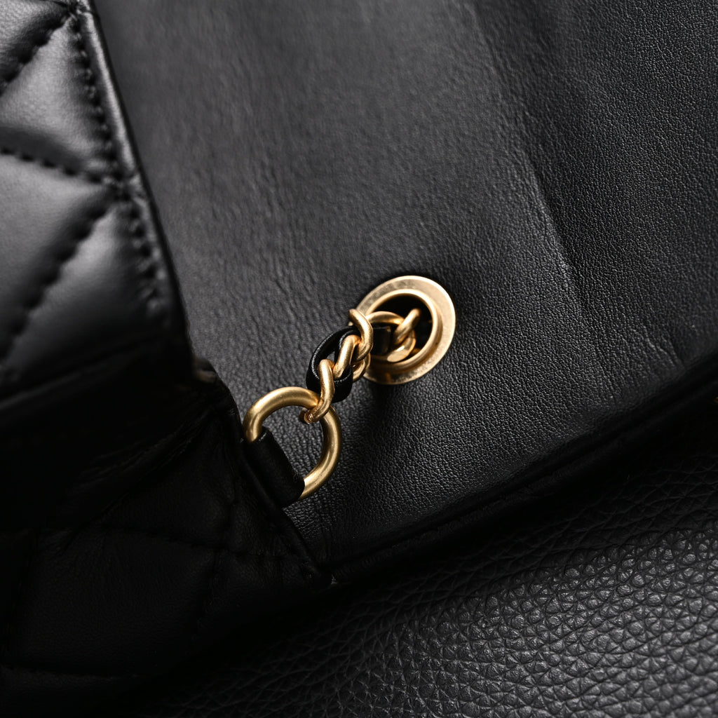 Chanel Classic Flap Mini Bag – Black Quilted Lambskin with Gold-Tone Hardware