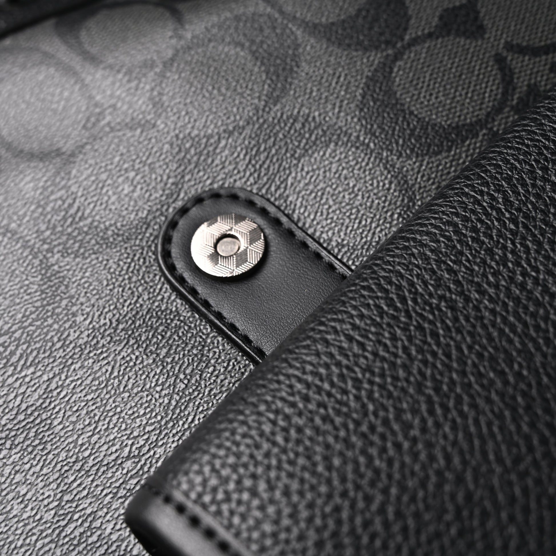 Coach Men’s Leather Backpack – Black Signature Canvas