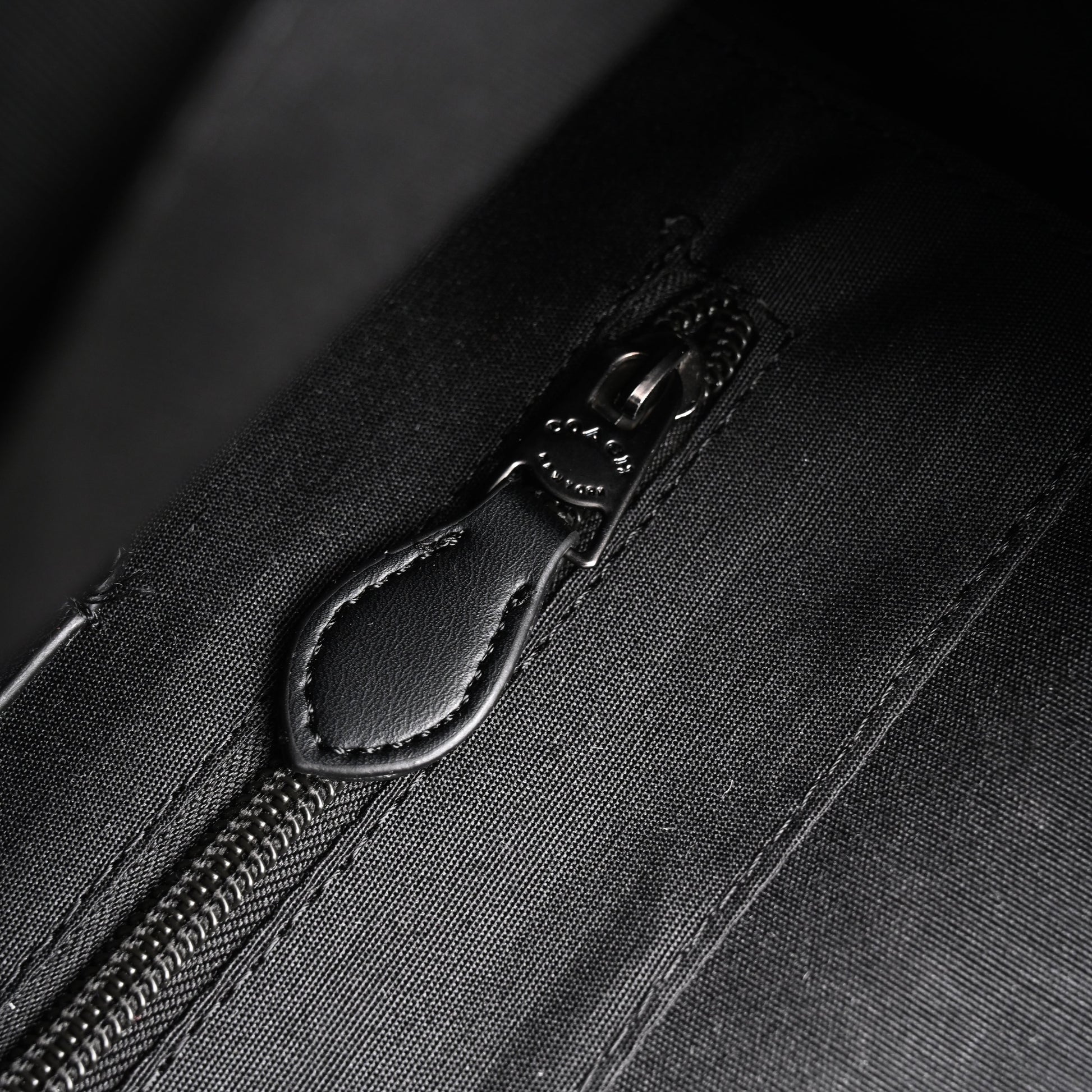 Coach Men’s Leather Backpack – Black Signature Canvas