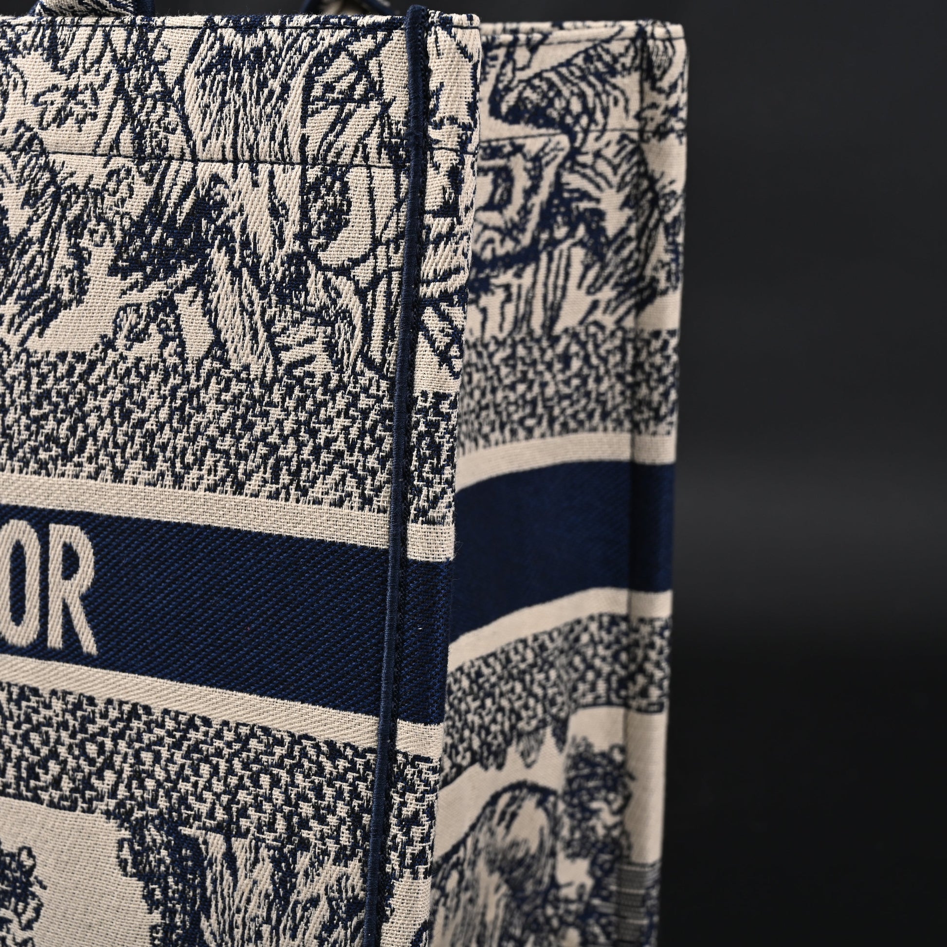 Dior Book Tote Bag – Blue Toile de Jouy Embroidery