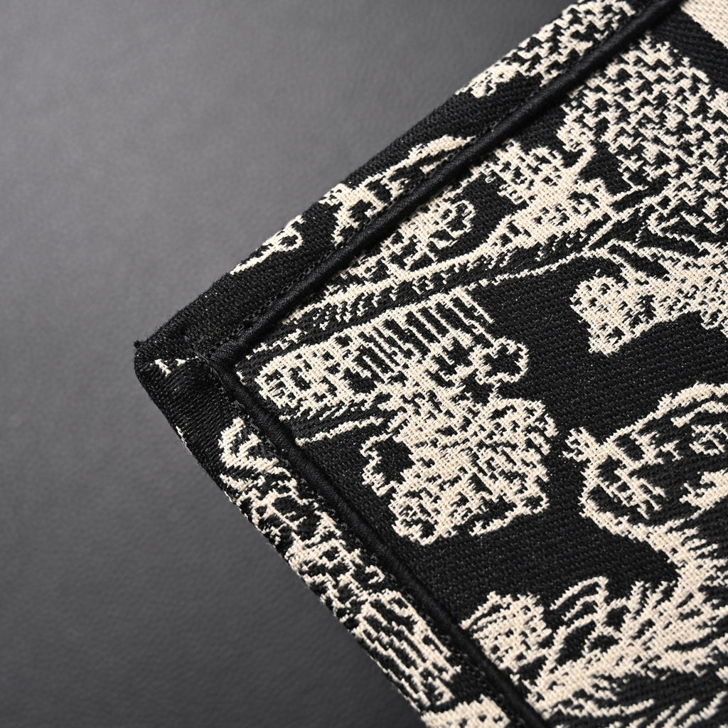 Dior Book Tote Bag – Black Toile de Jouy Embroidery