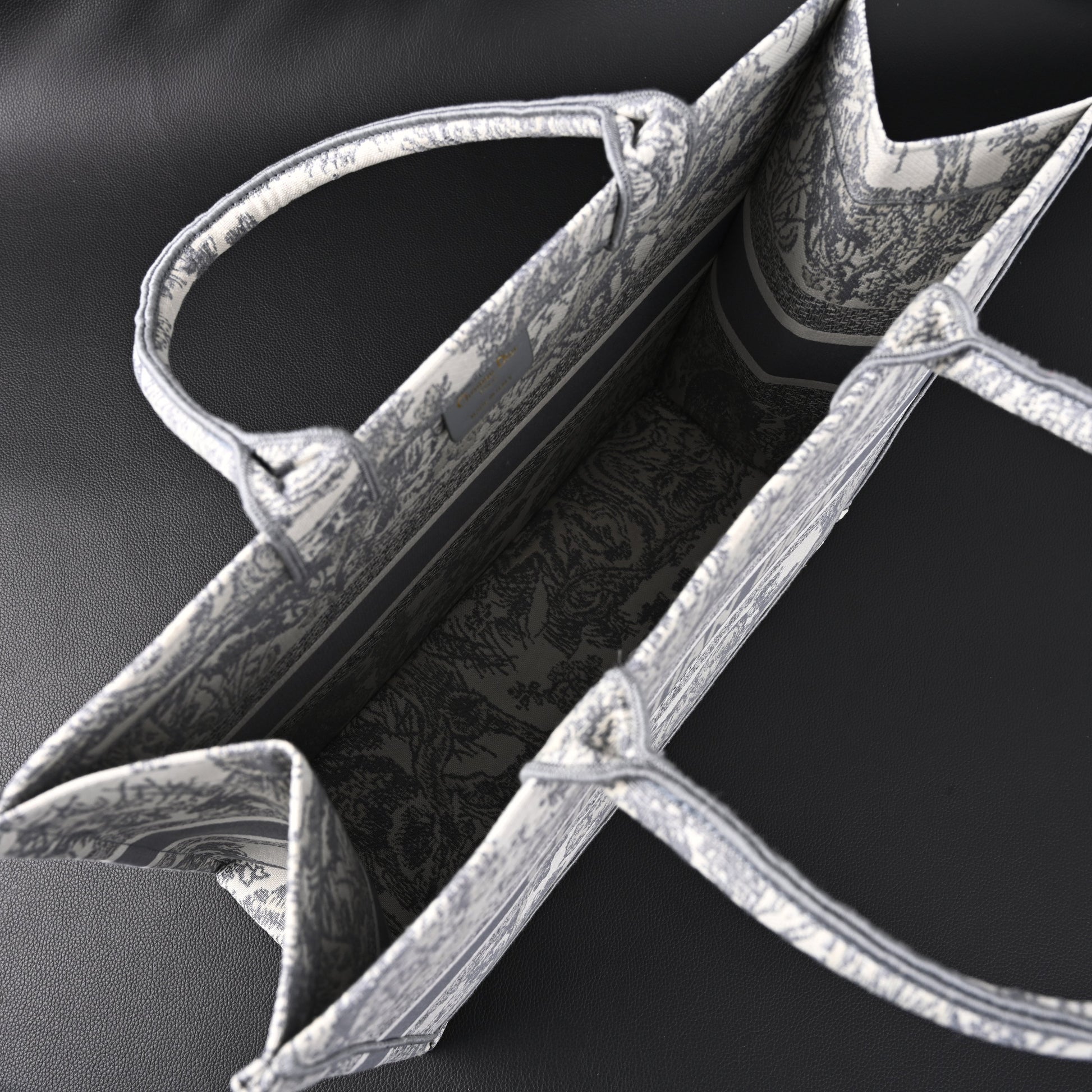 Christian Dior Large Book Tote – Toile de Jouy Embroidery