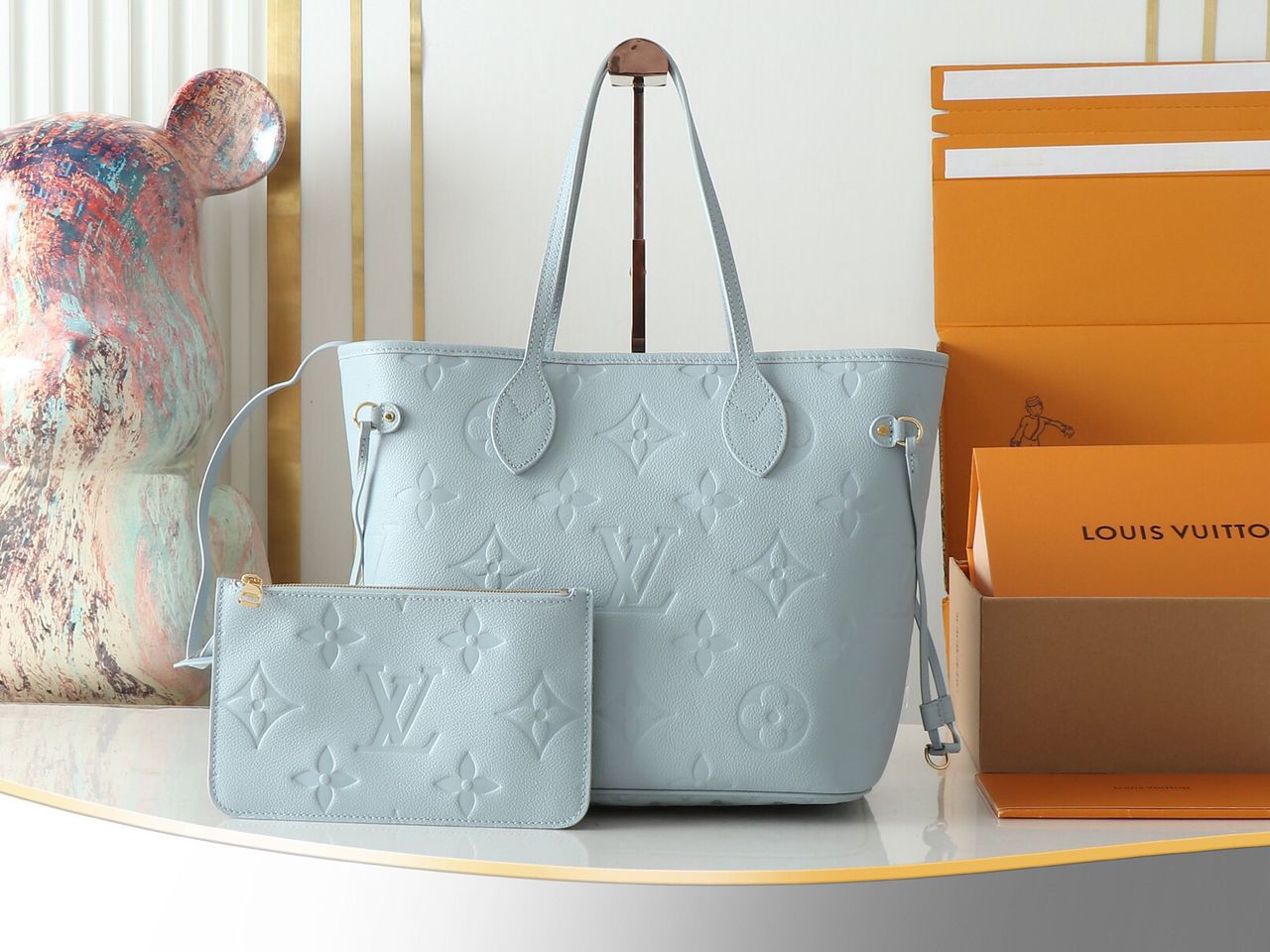 Louis Vuitton Neverfull MM Blue Hour