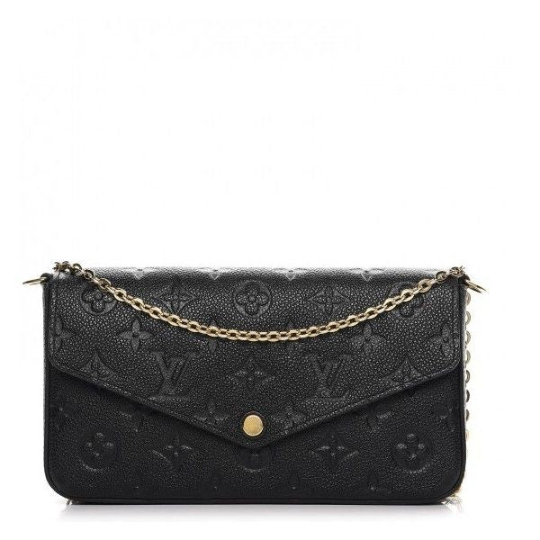 Louis Vuitton félicie pochette Black
