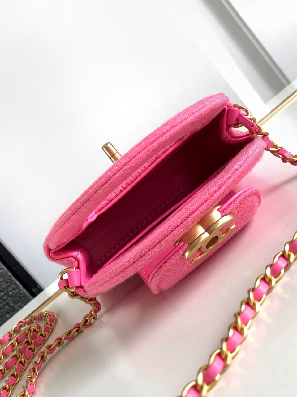 Chanel Mini Nano jersey kelly