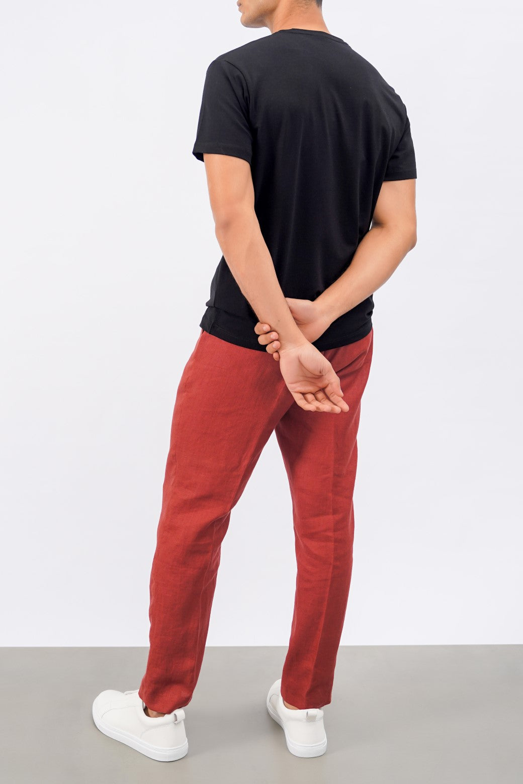 Black Slim Fit Soft Round Neck T-Shirt