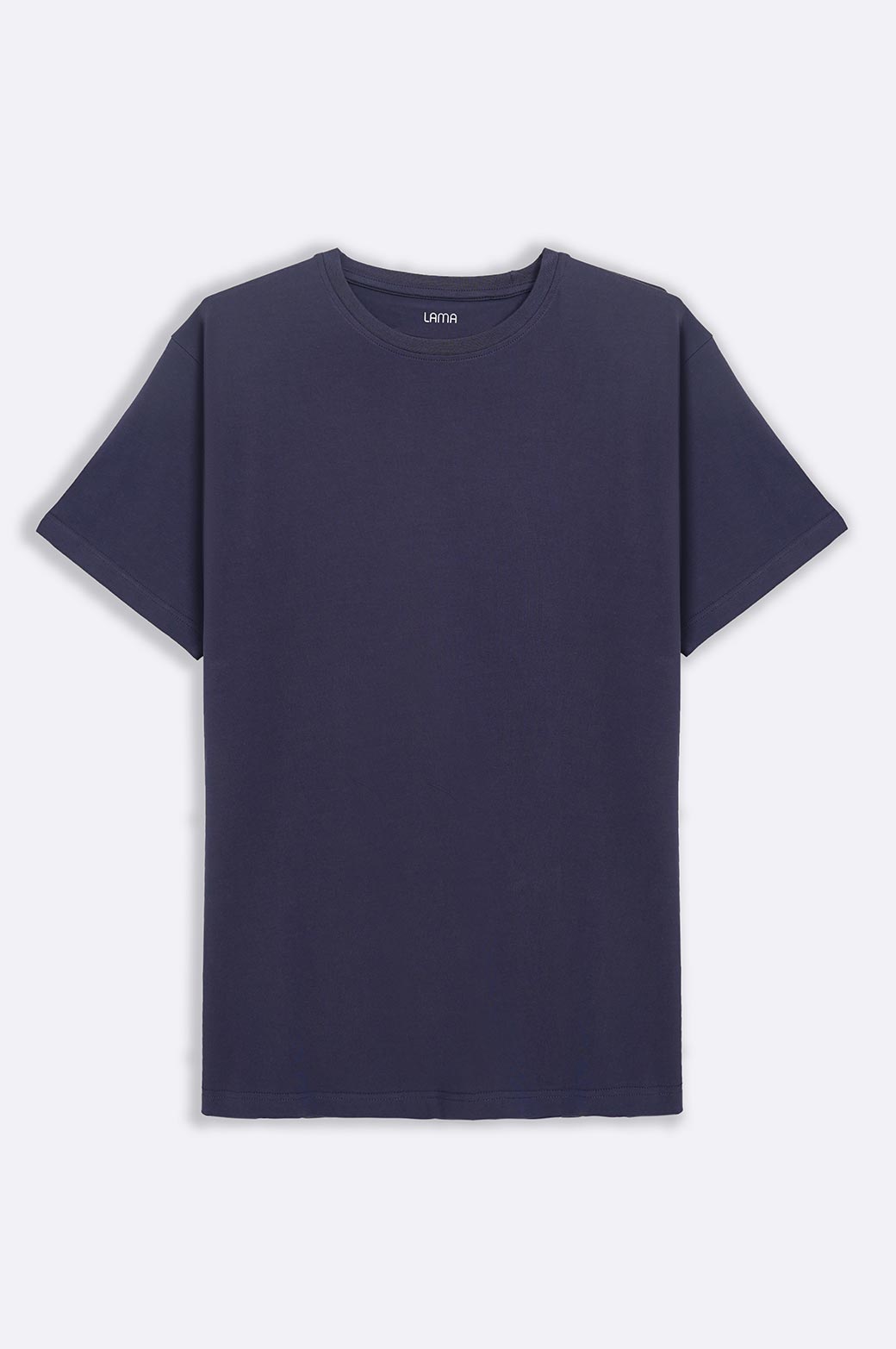 Navy Slim Fit Soft Crew Neck Tee