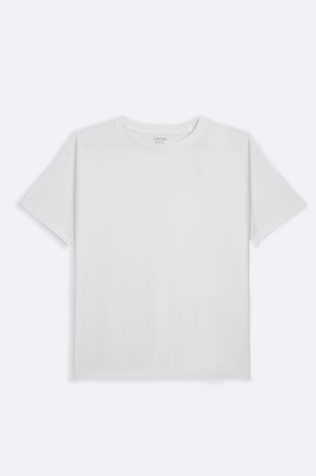 White Slim Fit Soft Round Neck T-Shirt