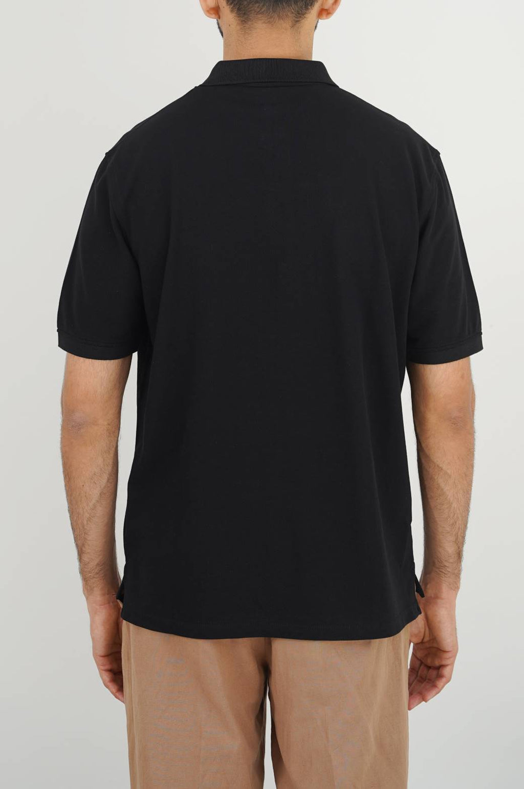 Black Soft Pique Polo - Regular Fit – Cool Havn