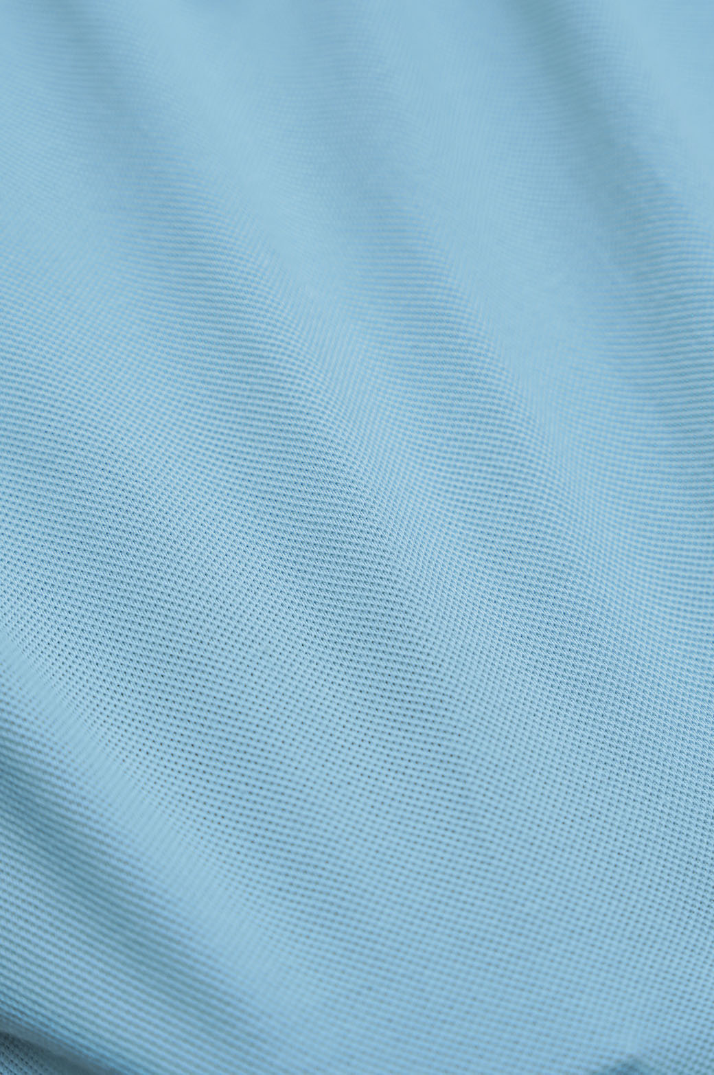 Sky Blue Soft Pique Polo - Regular Fit