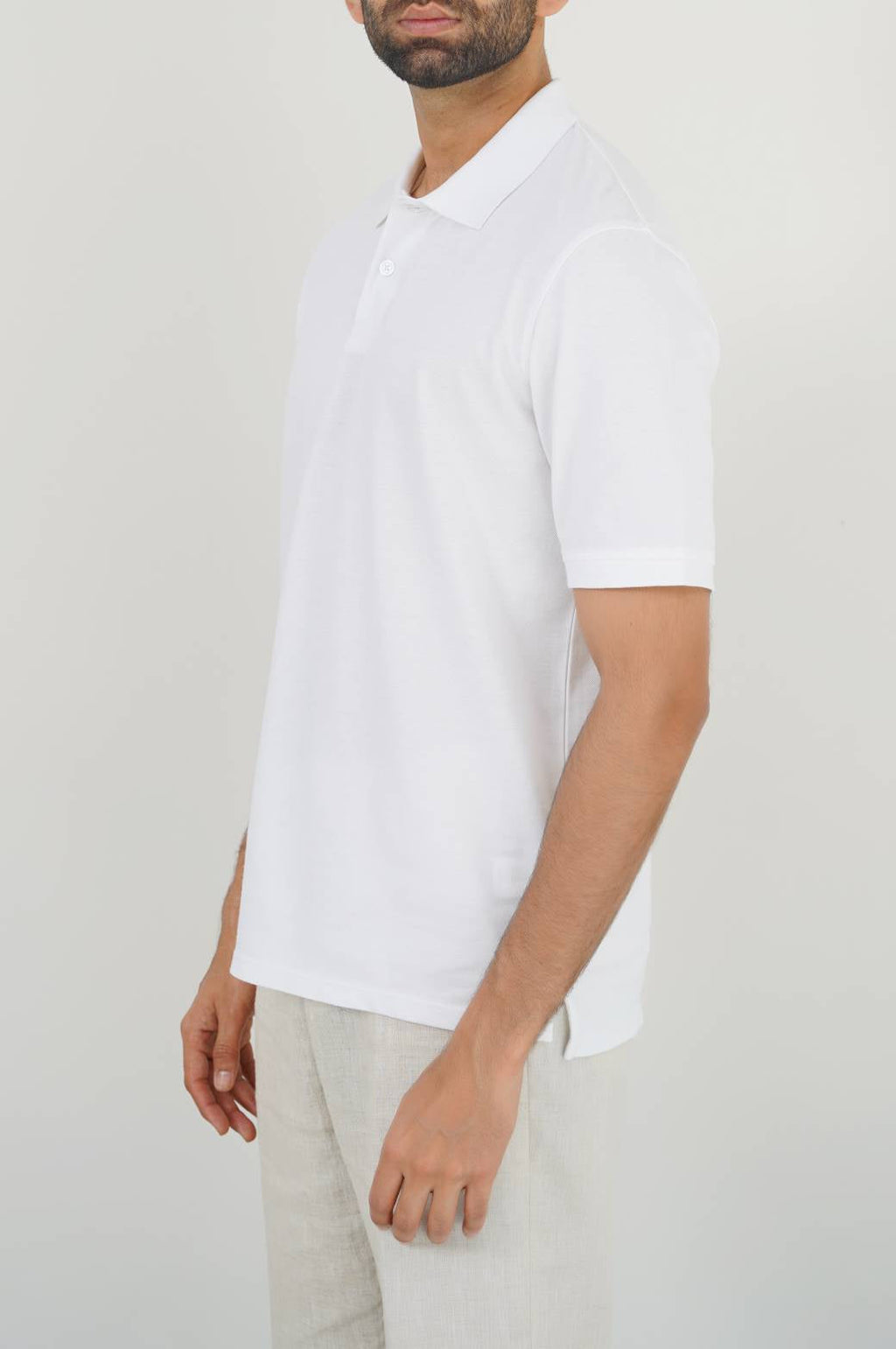 White Soft Pique Polo - Regular Fit – Cool Havn