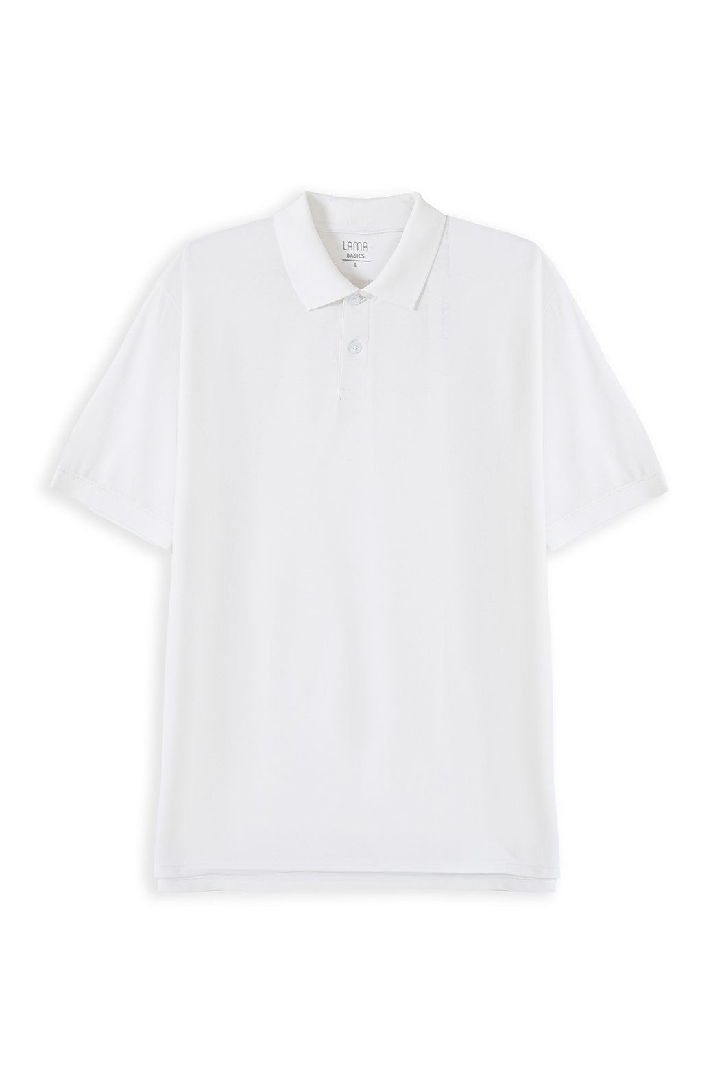 White Soft Pique Polo - Regular Fit