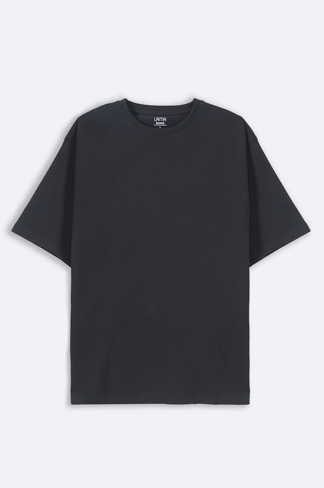 Black Soft Regular Fit Round Neck T-Shirt