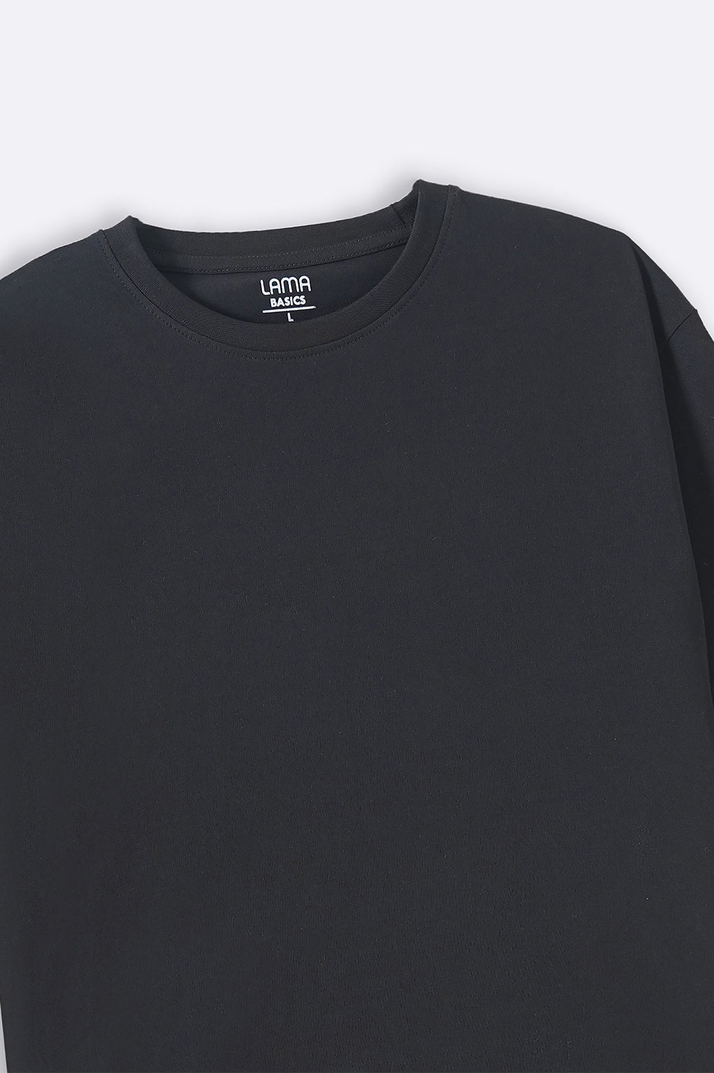 Black Soft Regular Fit Round Neck T-Shirt