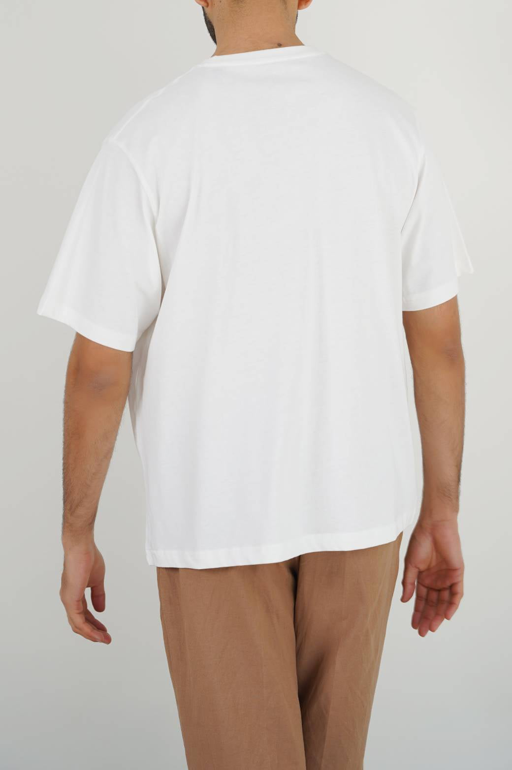 White Soft Regular Fit Round Neck T-Shirt