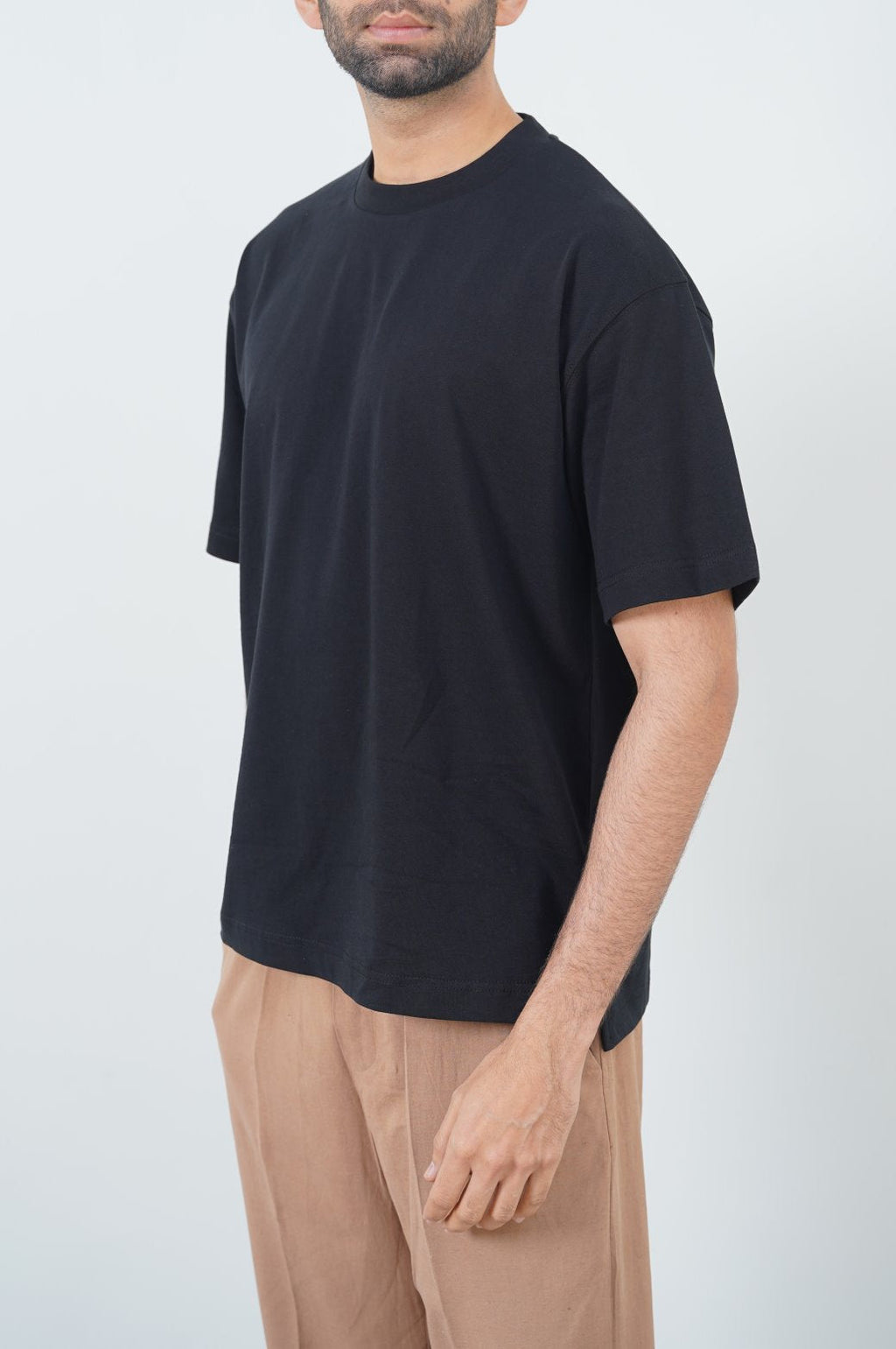 All Black Loose-Fitting Soft Cotton T-Shirt – Cool Havn