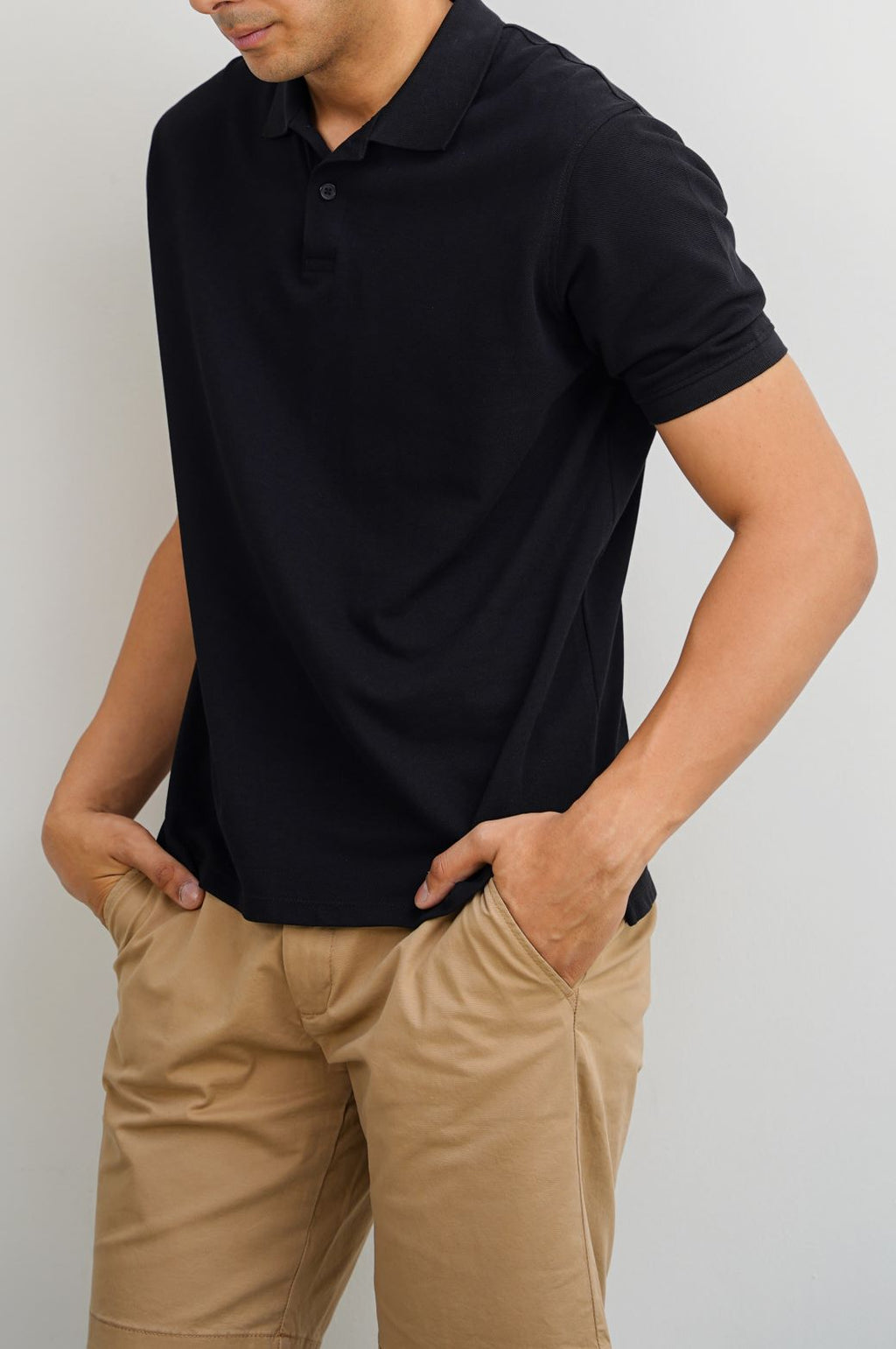 Black Soft Regular Fit Polo Shirt – Cool Havn