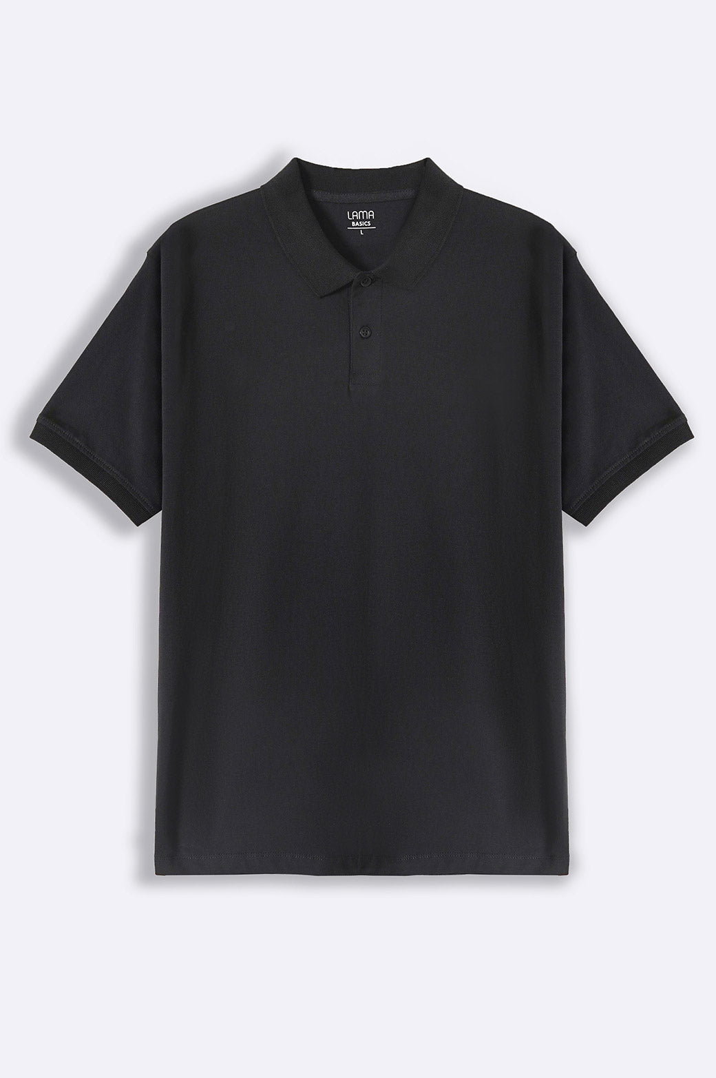 Black Soft Regular Fit Polo Shirt