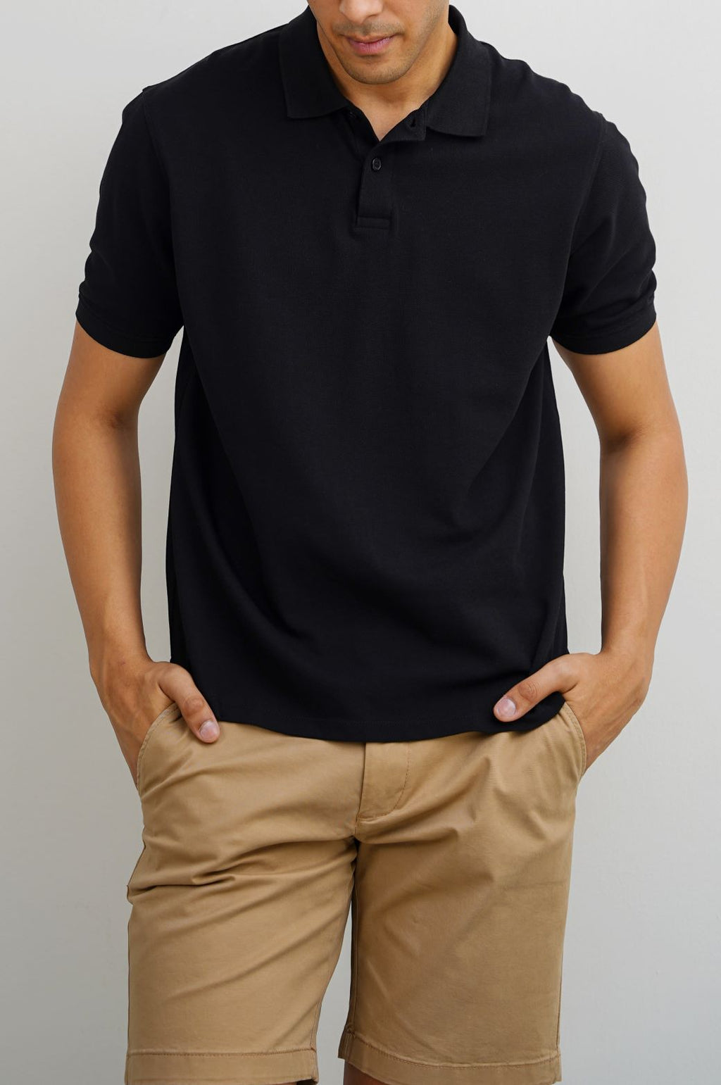 Black Soft Regular Fit Polo Shirt – Cool Havn