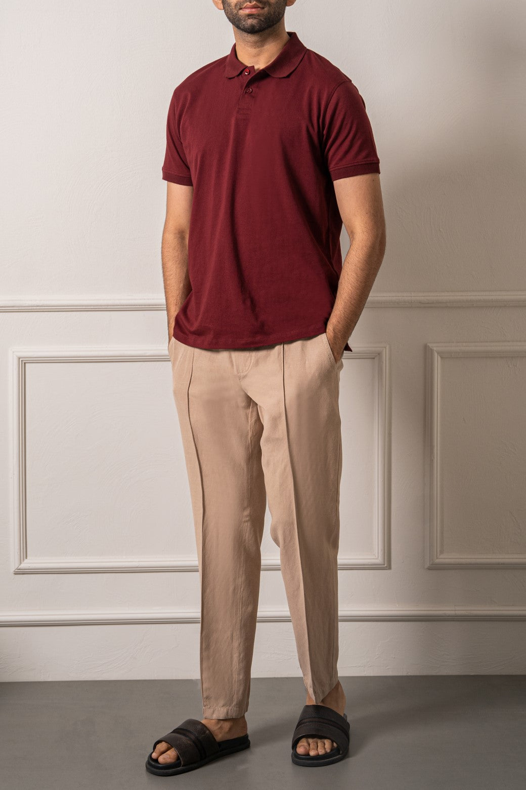 Burgundy Soft Regular Fit Polo Shirt