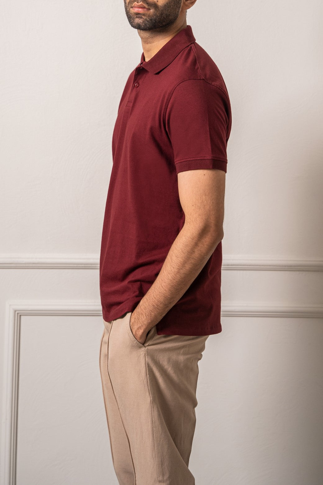 Burgundy Soft Regular Fit Polo Shirt