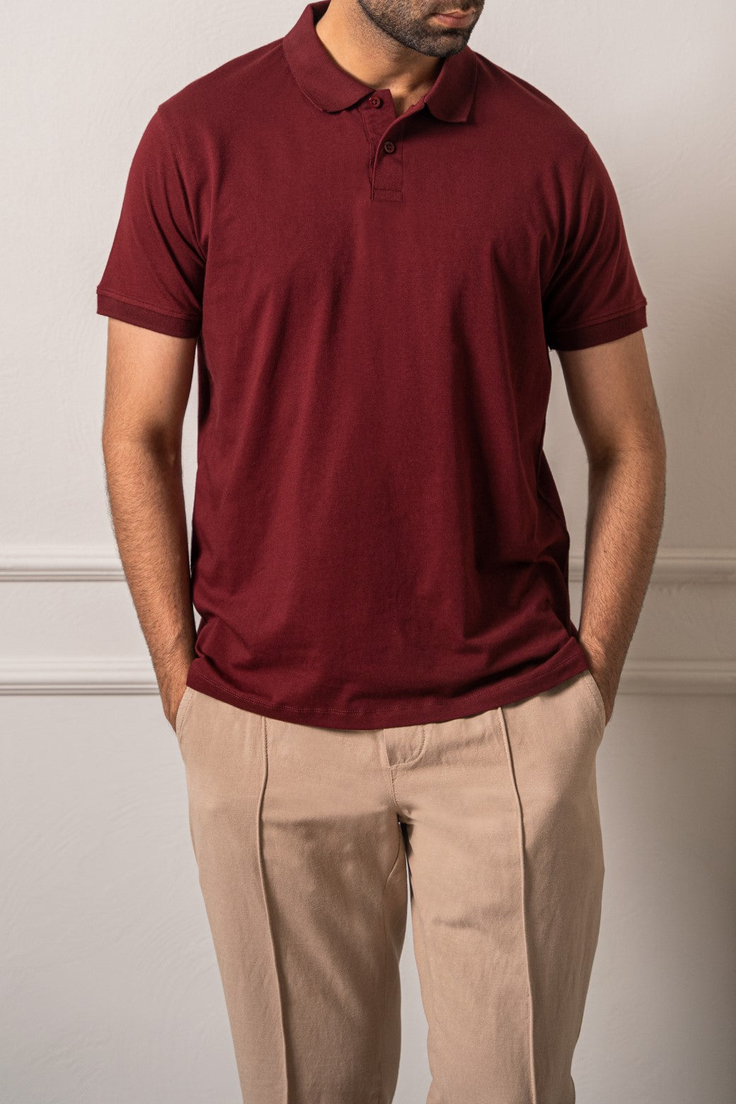 Burgundy Soft Regular Fit Polo Shirt