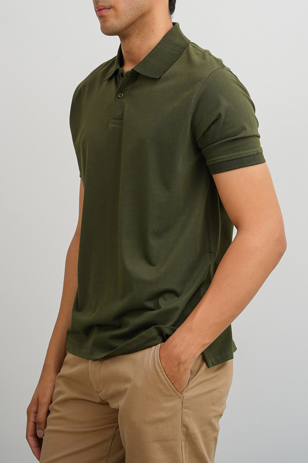 Dark Olive Soft Regular Fit Polo Shirt