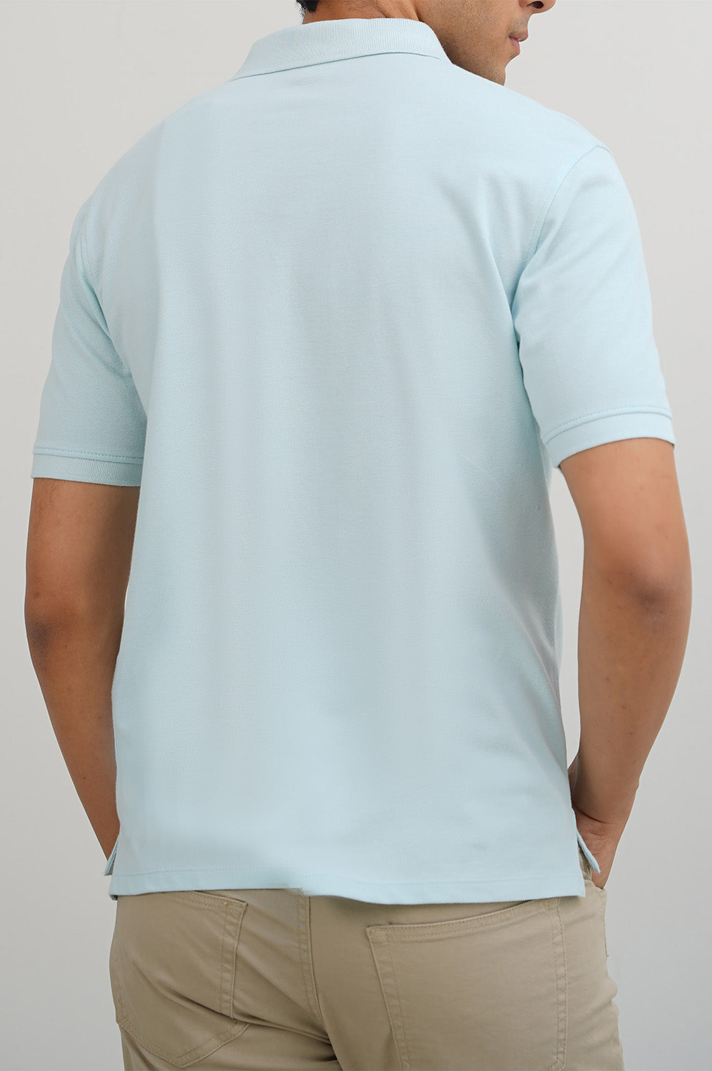 Sky Blue Soft Regular Fit Polo Shirt