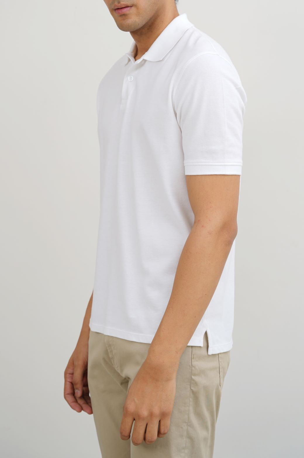 White Soft Regular Fit Polo Shirt