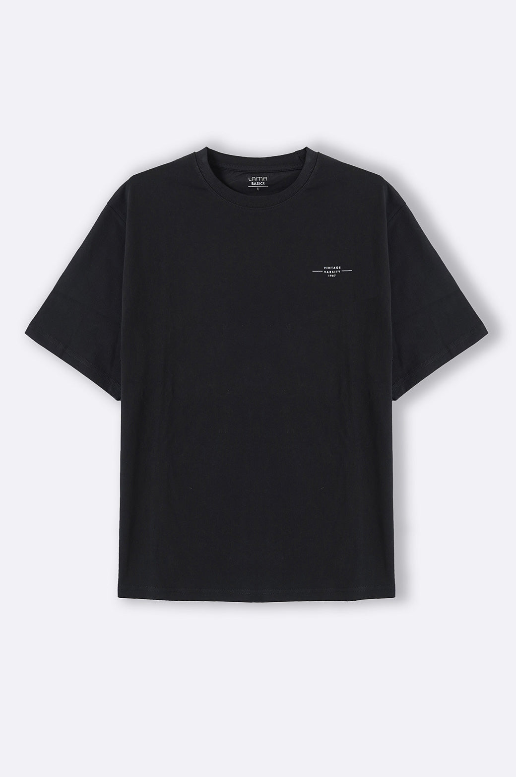 Black Soft Regular Fit Relaxed T-Shirt
