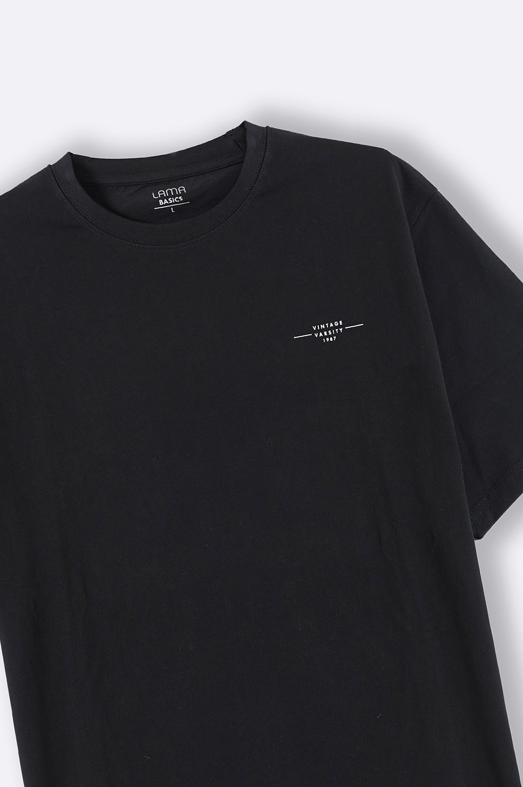Black Soft Regular Fit Relaxed T-Shirt