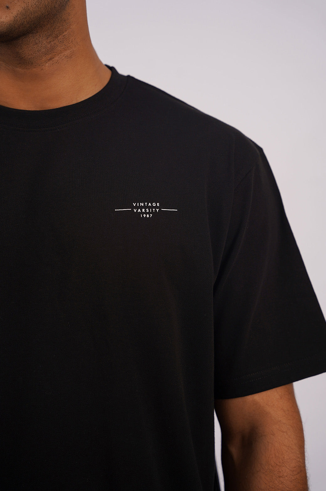 Black Soft Regular Fit Relaxed T-Shirt