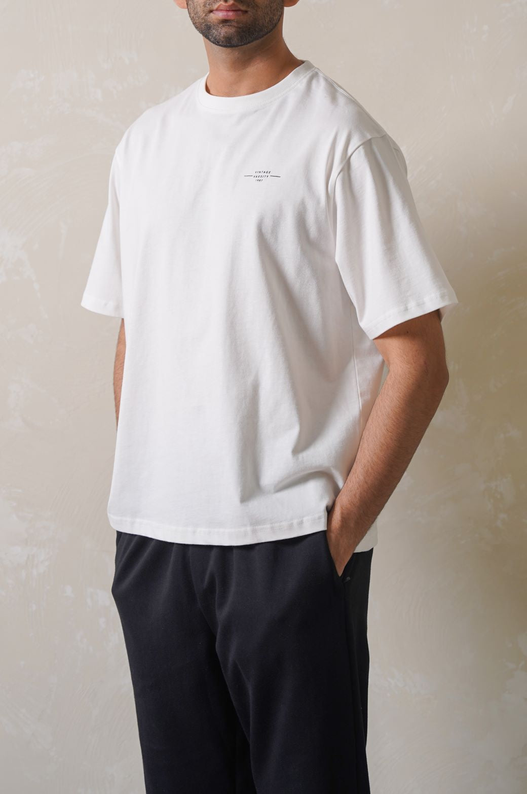 White Soft Cotton Regular Fit T-Shirt