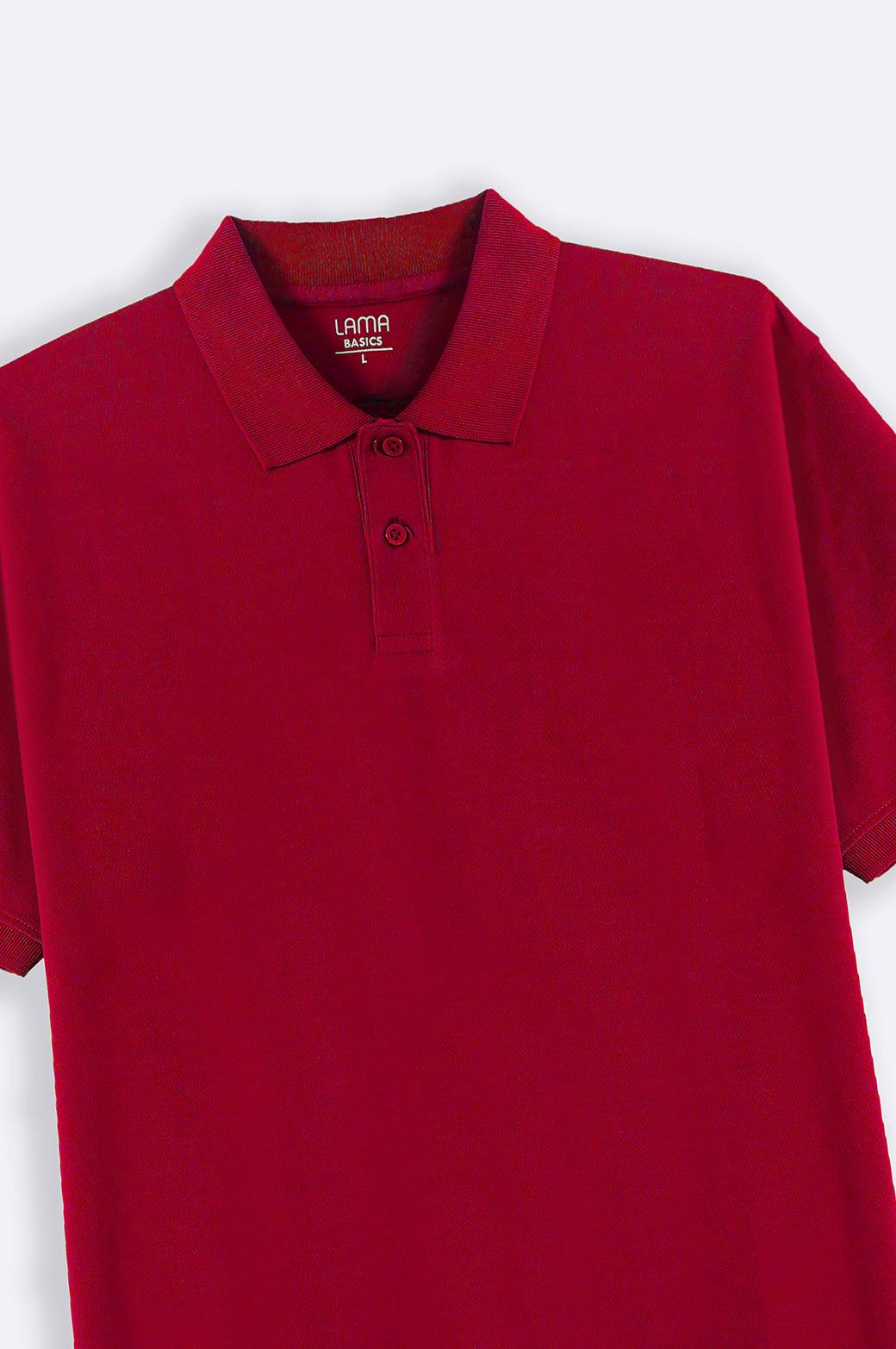 Maroon Soft Regular Fit Collared Polo Shirt