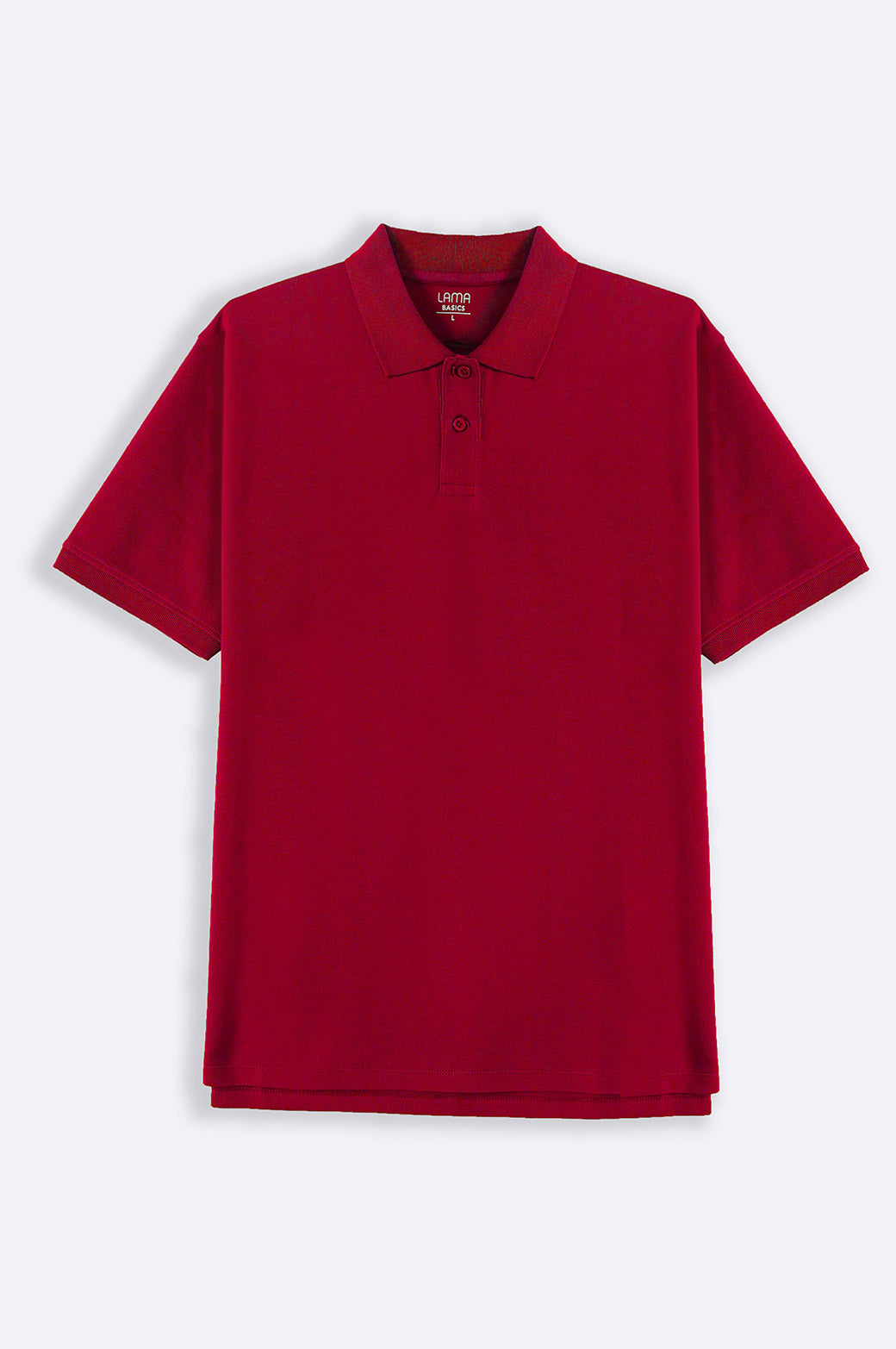 Maroon Soft Regular Fit Collared Polo Shirt
