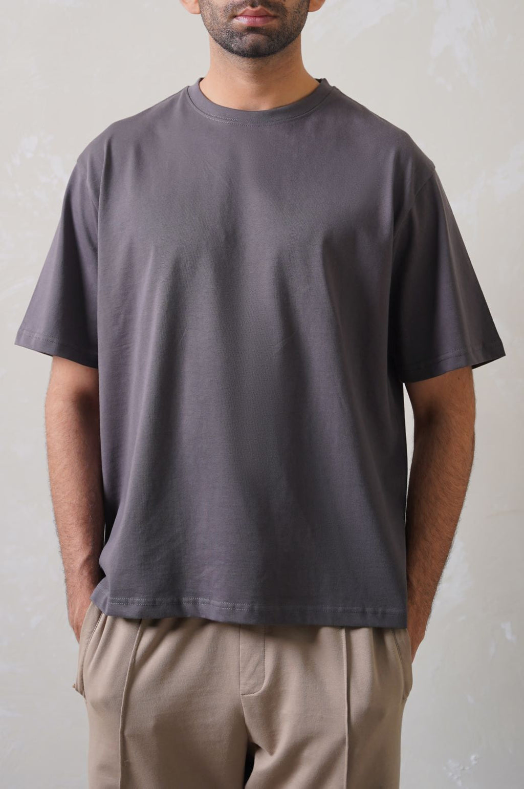 Charcoal Soft Heavy Cotton Regular Fit T-Shirt – Cool Havn