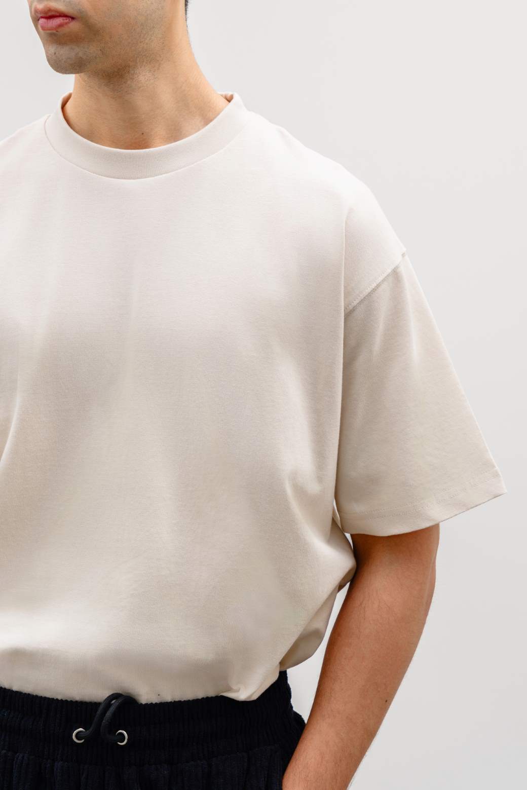 Ivory Soft Heavy Cotton Regular Fit T-Shirt