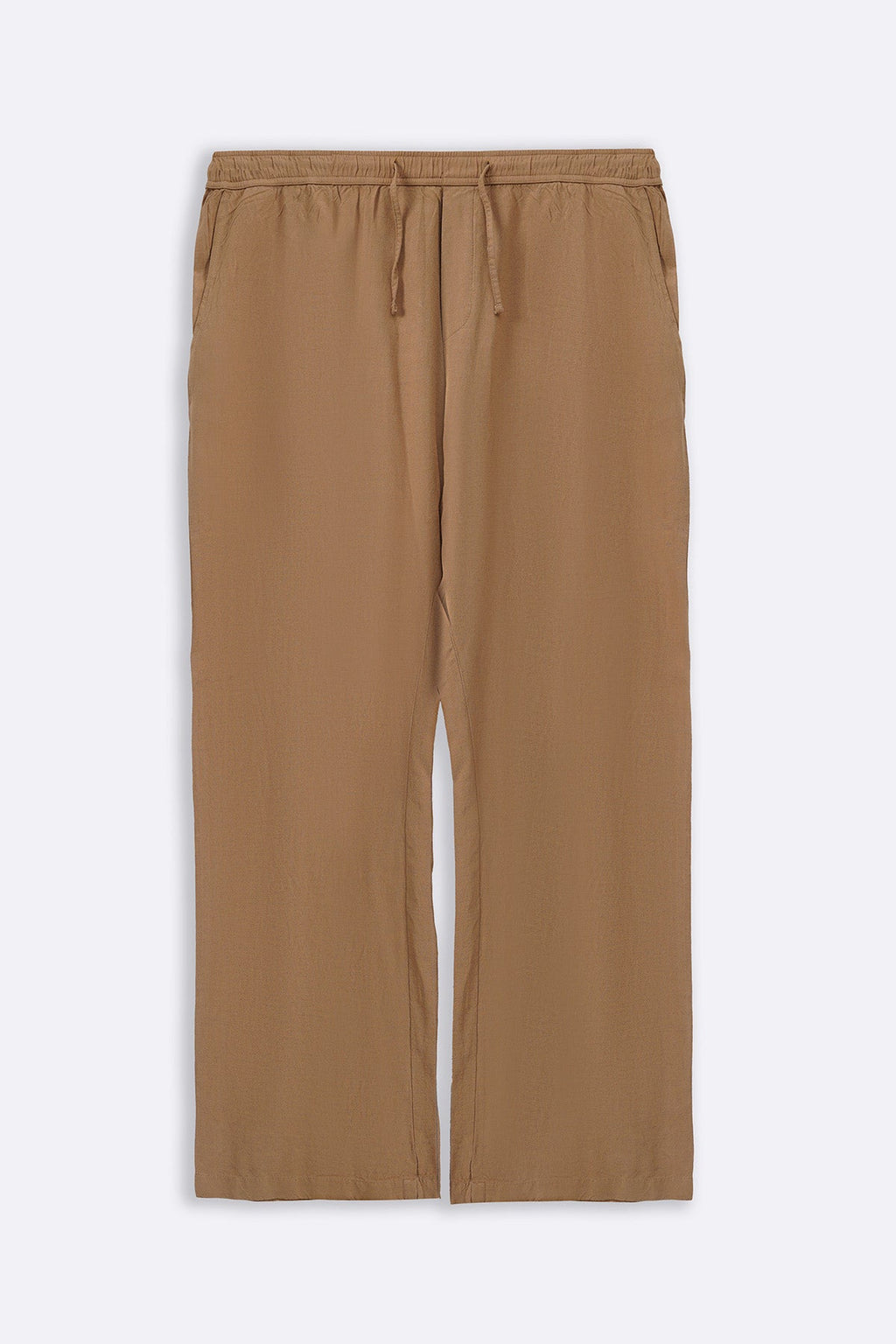 Khaki Relaxed Fit Trousers with Cross Pockets and Pleats – Cool Havn