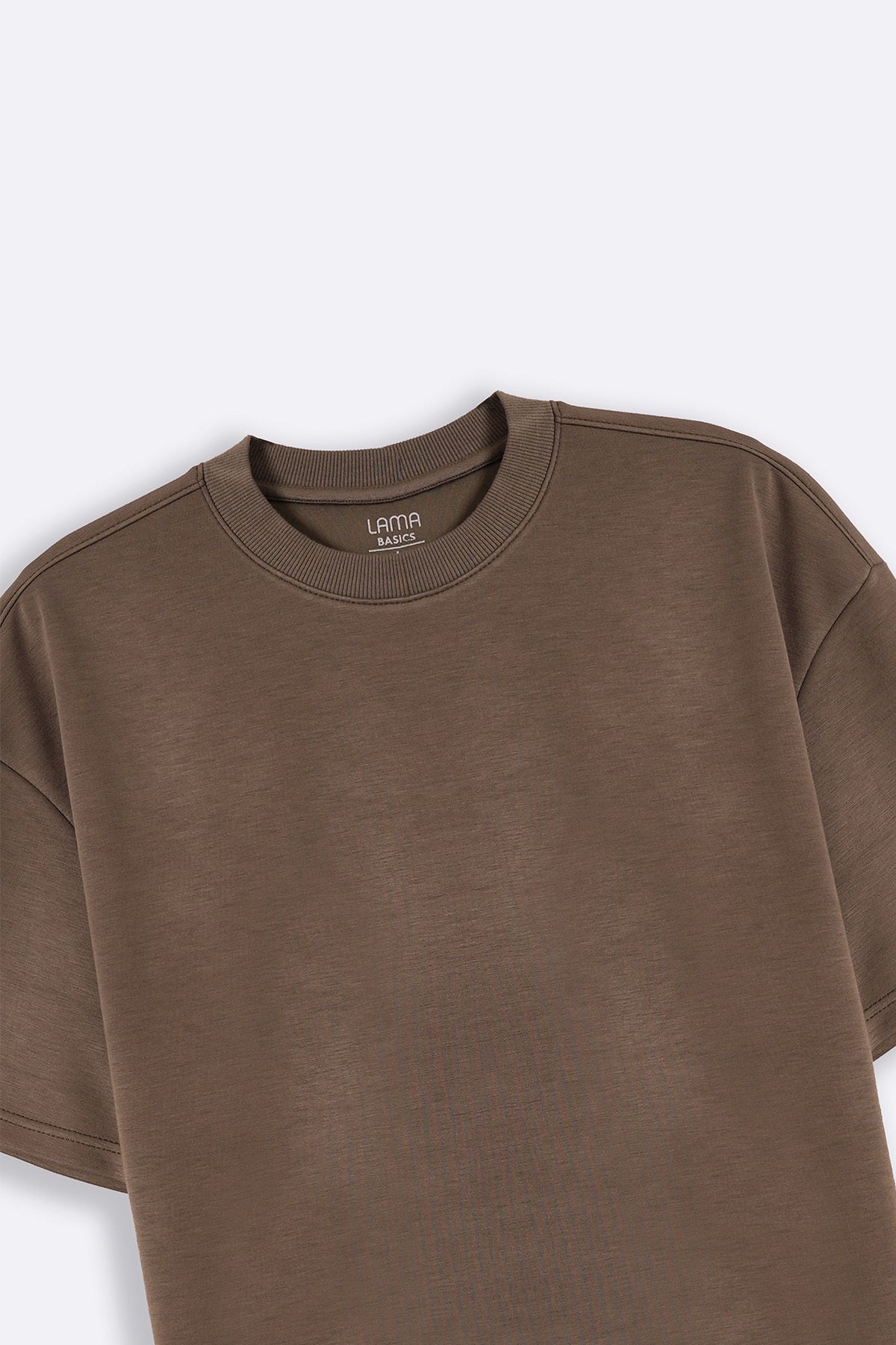 Olive Neoprene Loose Fit Soft Tee