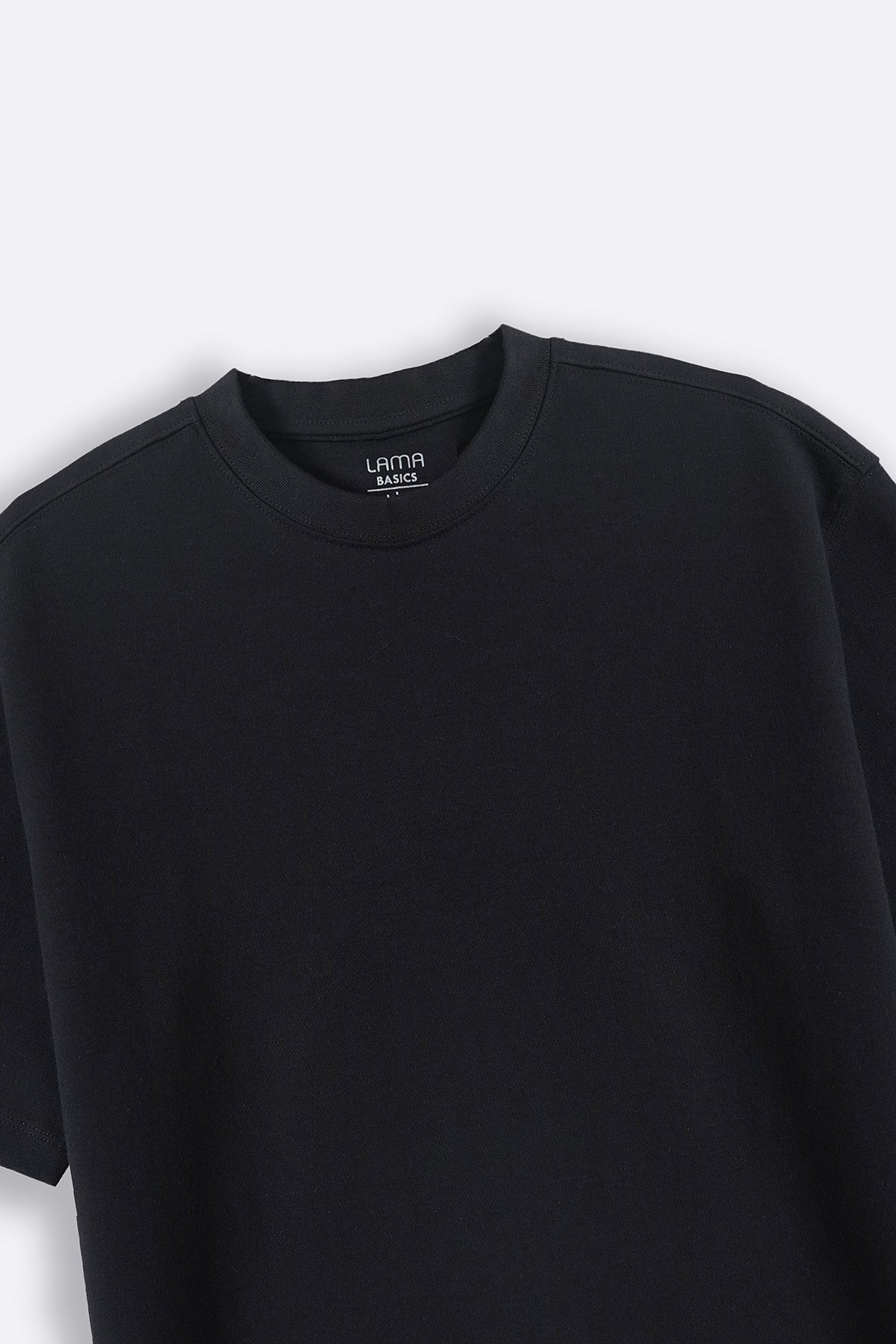 Black Soft Interlock Regular Fit T-Shirt