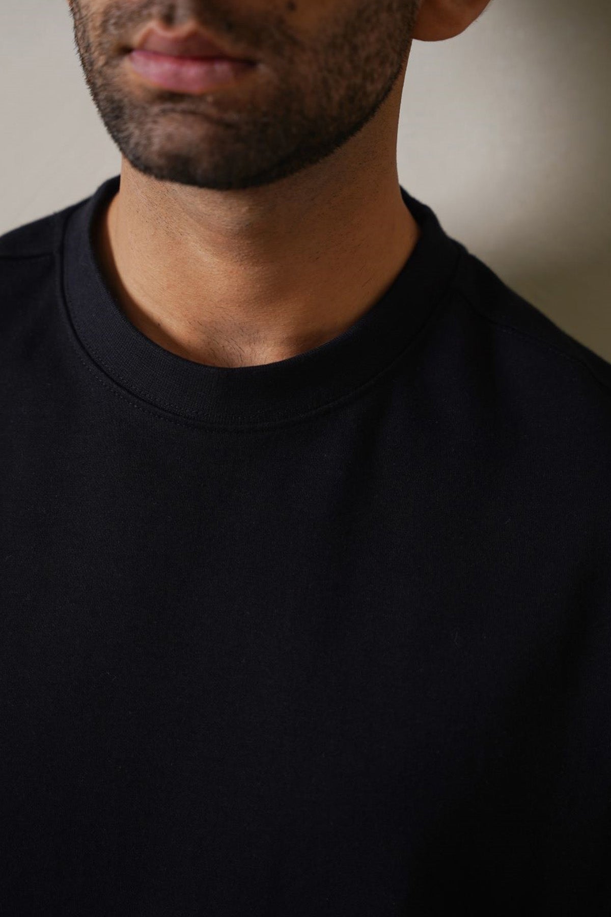 Black Soft Interlock Regular Fit T-Shirt