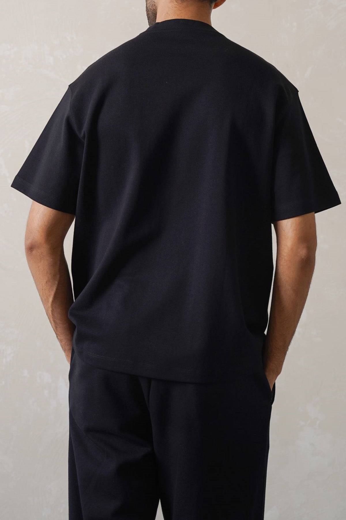 Black Soft Interlock Regular Fit T-Shirt
