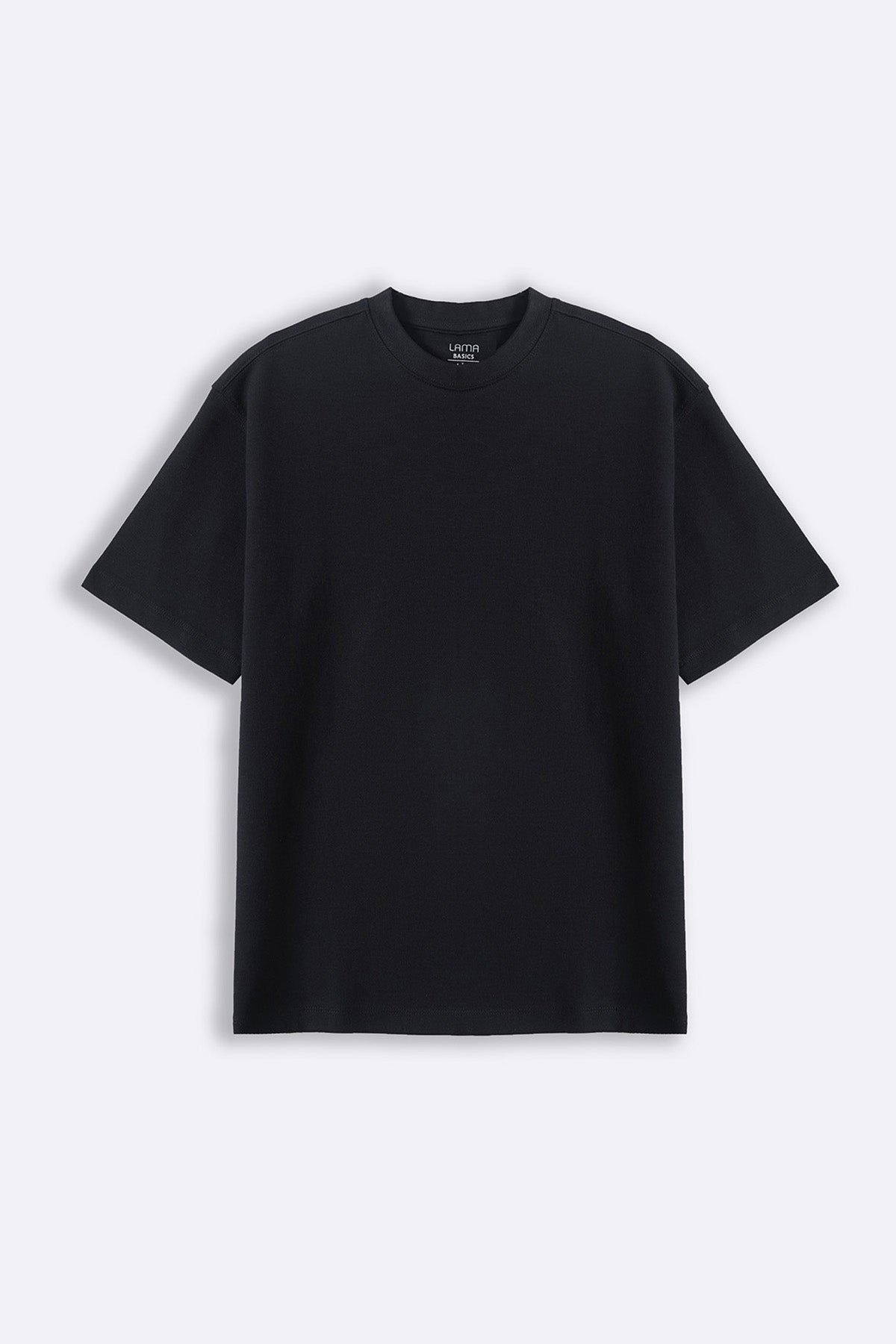 Black Soft Interlock Regular Fit T-Shirt
