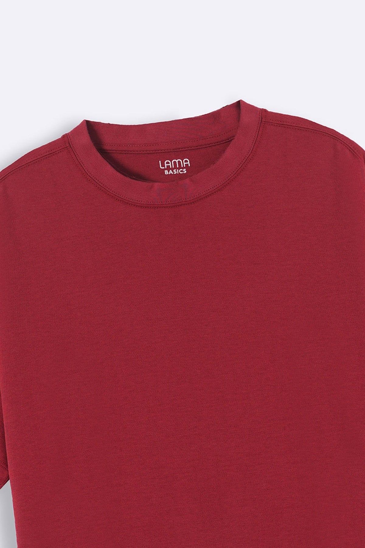 Maroon Soft Interlock Regular Fit T-Shirt