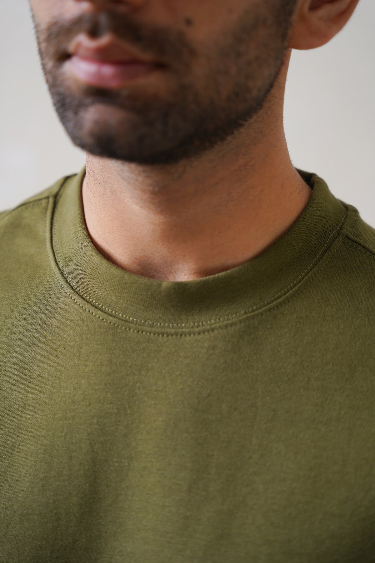 Olive Soft Interlock Regular Fit T-Shirt