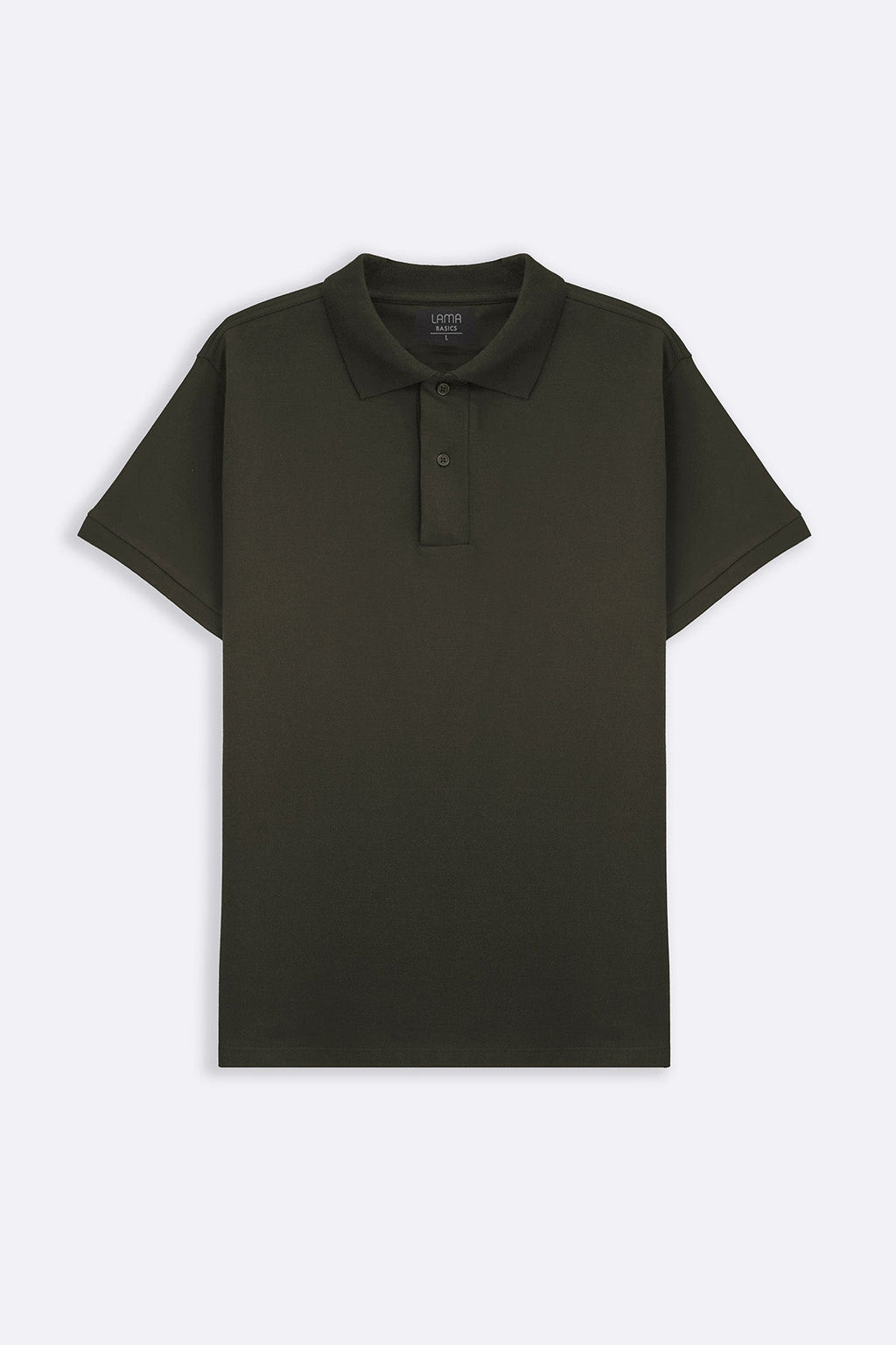 Olive Relaxed Fit Half Sleeve Cotton Polo Shirt – Cool Havn