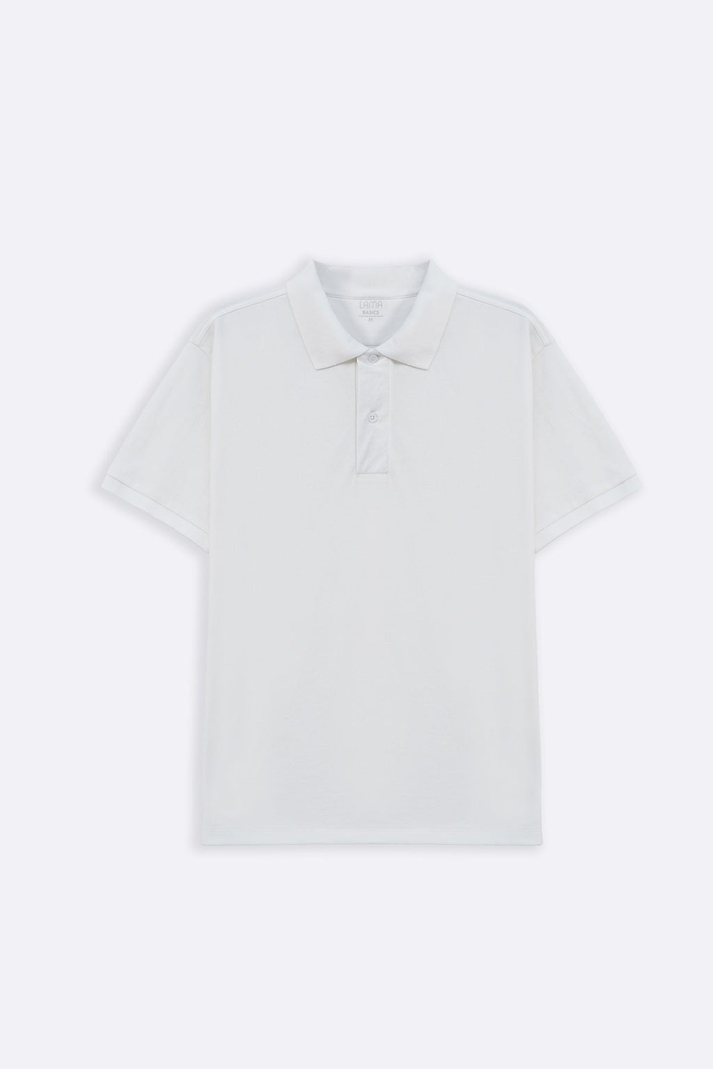 White Relaxed Fit Half Sleeve Cotton Polo Shirt – Cool Havn